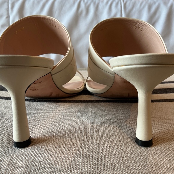 Bally Cream Slip On Heels - Picture 3 of 8